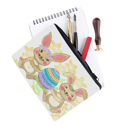 Kulturbeutel „Osterhase“ mit Osterhasen-Muster,-fxbd4016 2