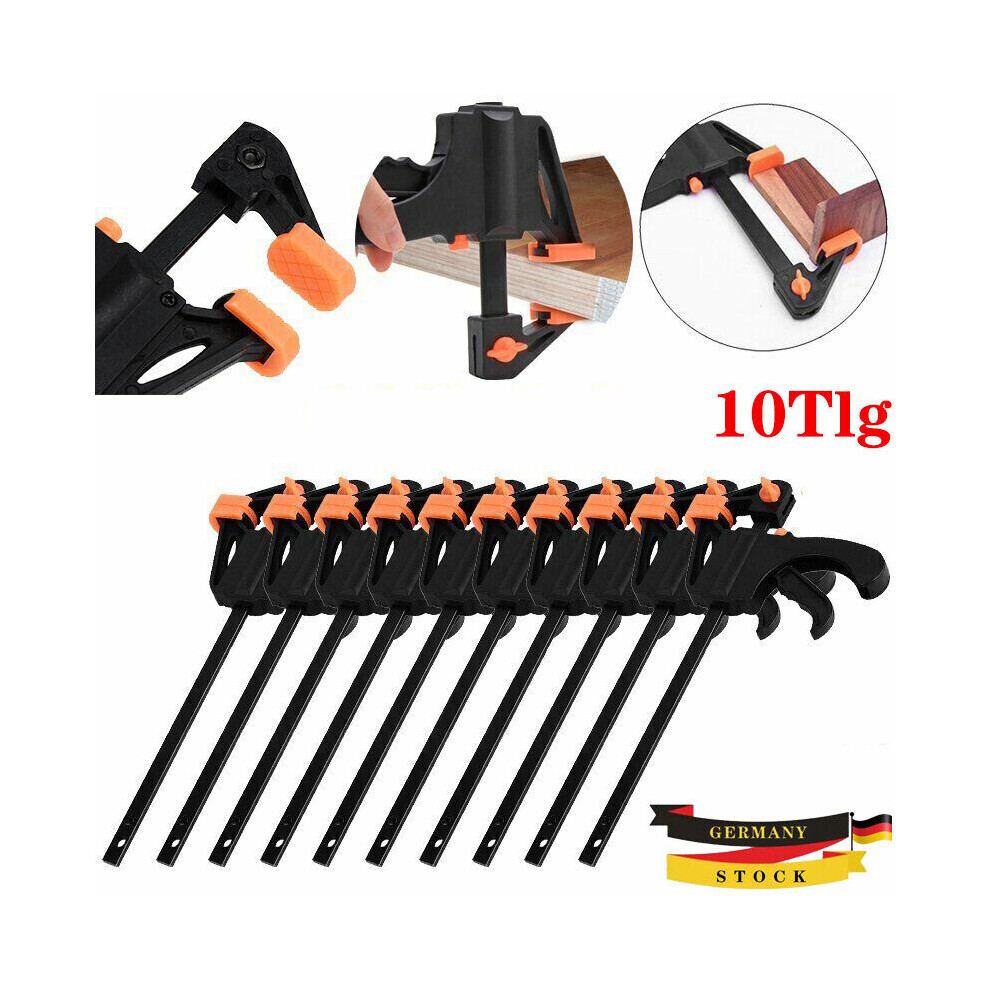 Woodworker's Dream: Precision And Reliability, Quick Grip Clamps For All Types Of Woodworking, Set Of 10 9358999621272