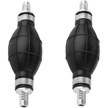 Tuyau d'alimentation en carburant à dépression avec embouts en aluminium, poire d'amorçage manuelle compatible avec les carburateurs pour un