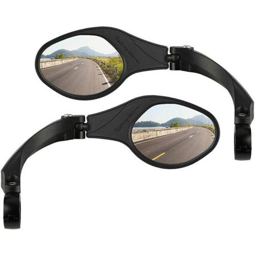 Καθρέφτης οπισθοπορείας ποδηλάτου με φακό από ανοξείδωτο ατσάλι, καθρέφτης