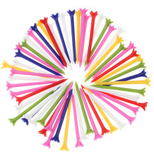Golf Tees 30 Stück Zufällige Farben 70 mm Null Reibung 5-Zinken Kralle Weniger Widerstand