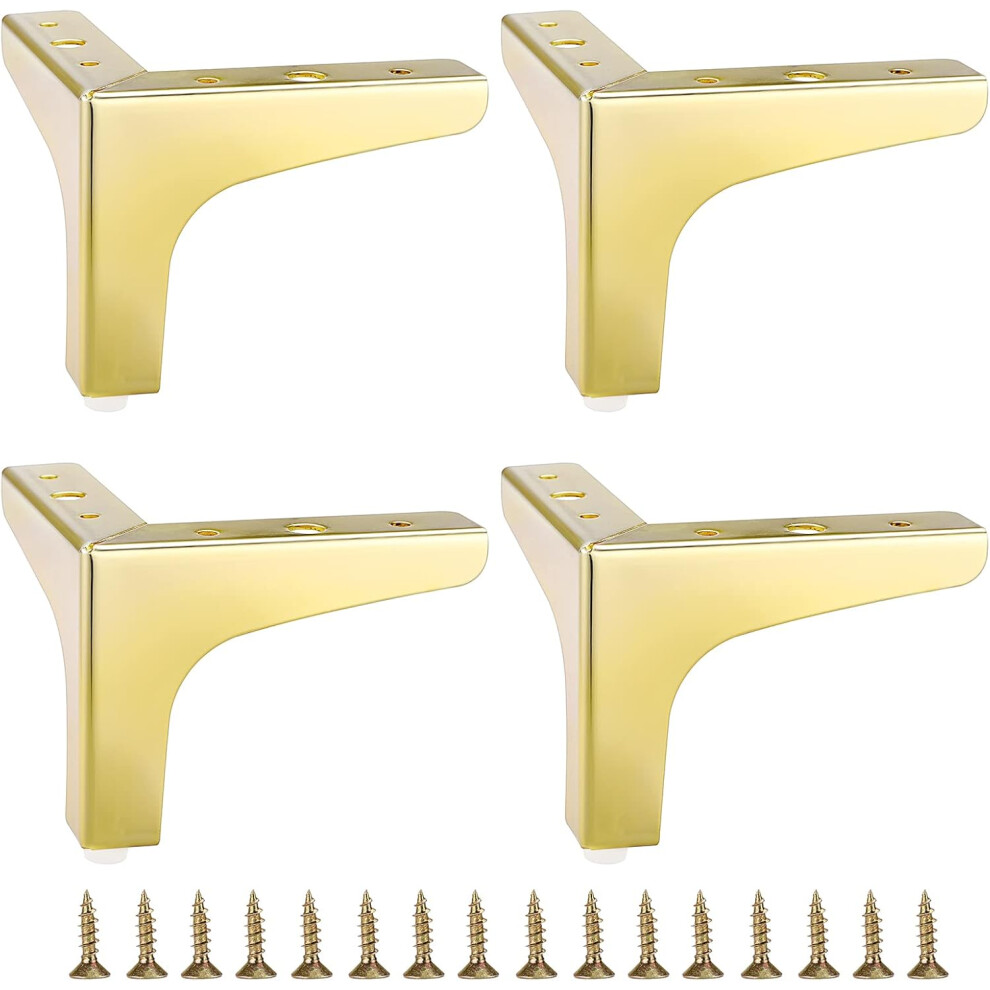 Triangle Furniture Feet Set, Heavy Duty Load Capacity Sturdy Furniture Support Iron Legs For Bed Wardrobe Sofa Cabinet, Easy To Install Floor 9004841851709