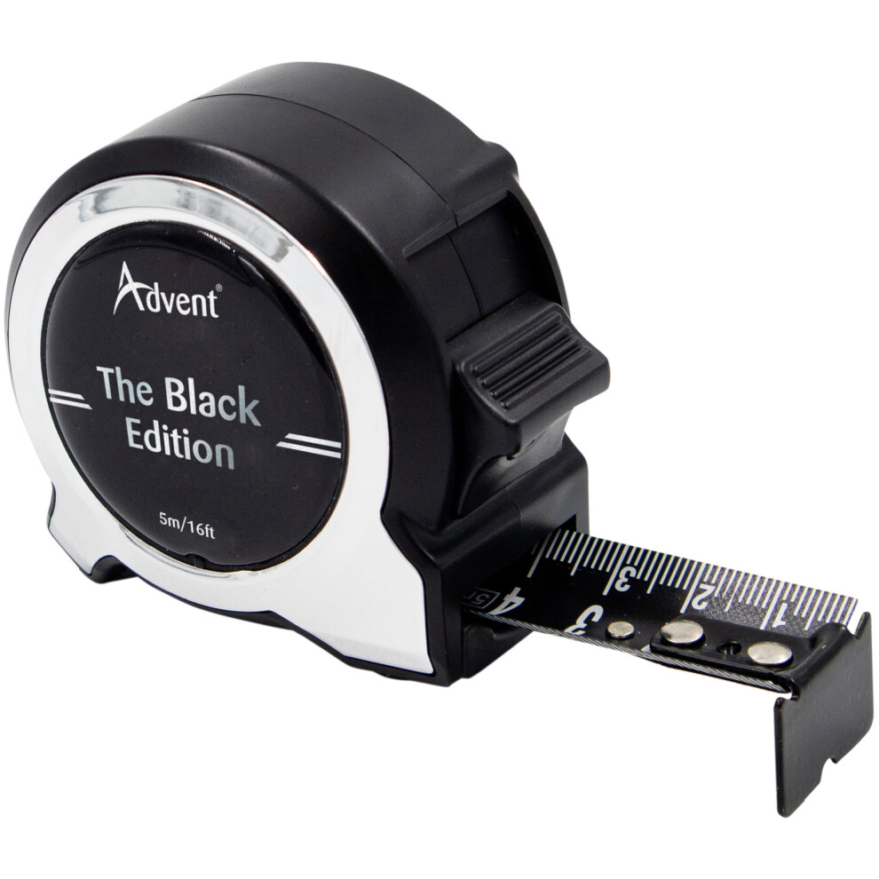 Advent Black Edition Tape Measure 5M/16Ft Metric & Imperial Atm1-5025