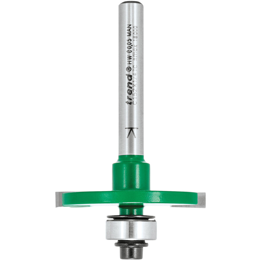 Trend C152X1/4TC C152 x 1/4 TCT Bearing Guided Biscuit Jointer 4.0 x 37.2mm