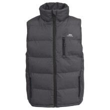 (XXL, Flint) Trespass Mens Padded Gilet Bodywarmer Clasp