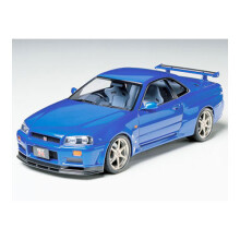 Nissan Skyline GT-R V-spec R34 - 1/24 Car Model Kit - Tamiya 24210