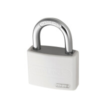 ABUS KA49947 T65AL/40 40mm My Lock Aluminium Padlock White Body Keyed 6401