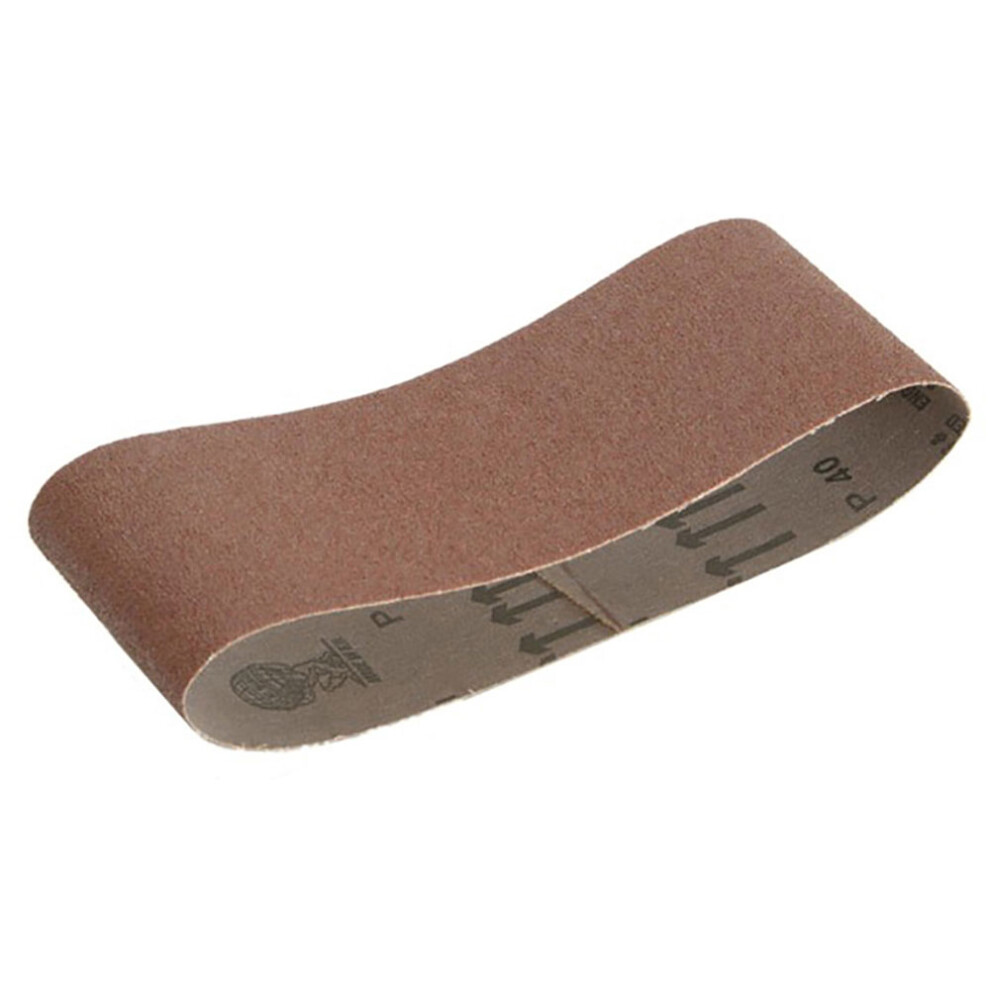 Faithfull Faiab75457f Cloth Sanding Belt 457 X 75Mm 120G (Pack Of 3)