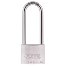 ABUS KA56209 64TI/50HB80 Titalium Padlock 50mm x 80mm Long Shackle Keyed KA6511