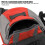 Adjustable Dog Saddle Bag Backpack for Small, Medium & Large Dogs, Red M 8