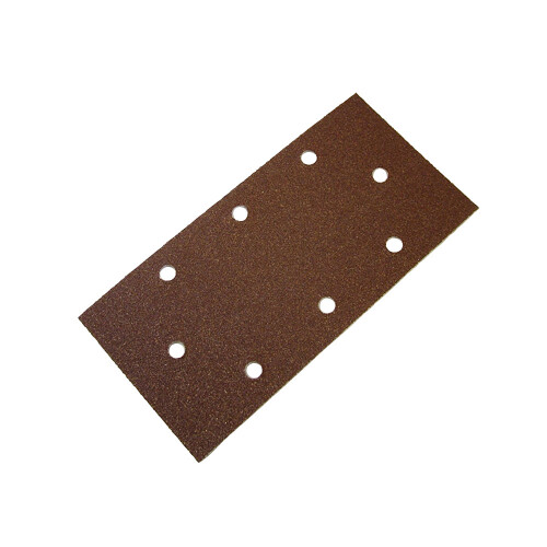 Faithfull Faithfull FAIAOTSBDHL 1/3 Sanding Sheet Red B/D Hook & Loop Holed Assorted (Pack of 5)