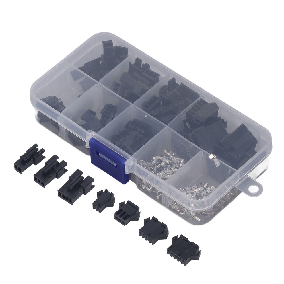 200Pcs Cable Terminal Pins Sm 2.54Mm Male Female Housing Assortment 8221372767465