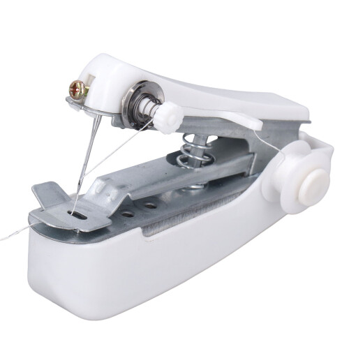 Versatile 6Pcs Handheld Sewing Machine, Mini Portable, Stainless Steel, 10cm 7cm 1