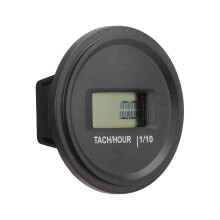 Round LCD Display Tachometer RPM Gauge for Motorcycles and Generators