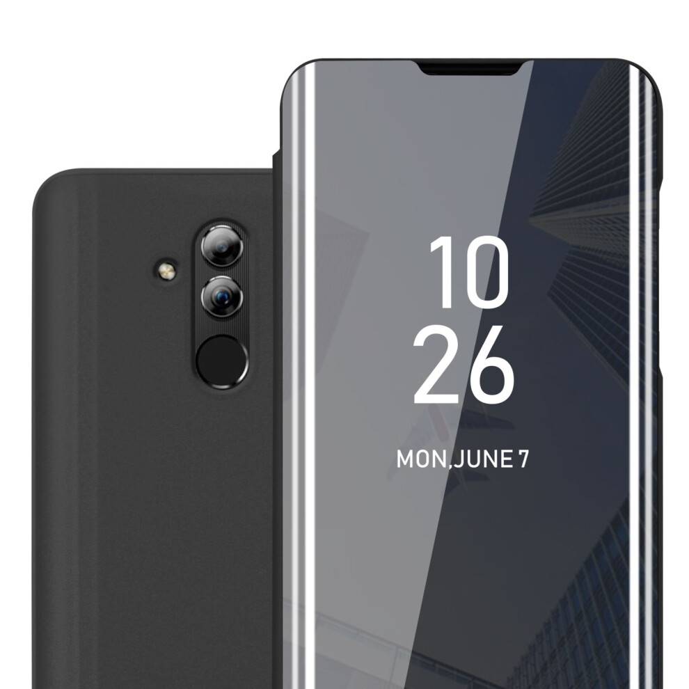 Cadorabo Case For Huawei Mate 20 Lite Cover Book Wallet Protection Pu Leather Flip Magnetic Smart View Etui Black 4063758330641