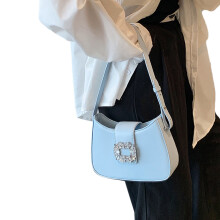 Elegante Umhängetasche, trendige Damenhandtasche,-Blau