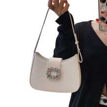 Elegante Umhängetasche, trendige Damenhandtasche,-Weiß