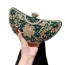 Luxuriöse Clutch-Tasche, Hochzeits-Geldbörse,-Grün