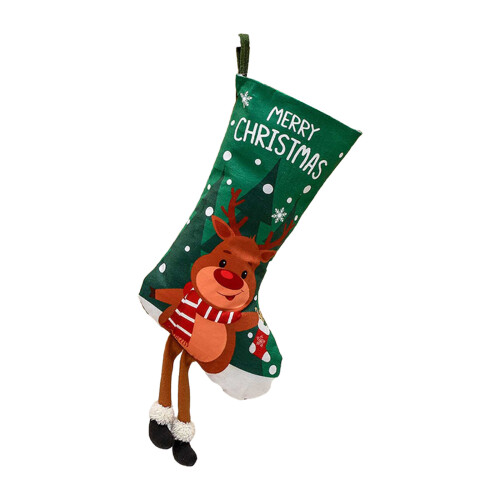 Weihnachtsstrumpf, Geschenk, Sockenbaum, Dekorationsbeutel,-Elch