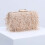 Elegante Quasten-Clutch-Geldbörse, Abendtasche,-Hellgrau 4