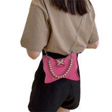 Schlichte und schicke Damen-Umhängetasche,-Rosa