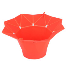 Máquina para hacer palomitas de maíz para microondas, tapa plegable con asa, recipiente plegable para hacer palomitas de maíz con función de