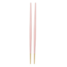 Hashis de aço inoxidável com revestimento a vácuo, reutilizáveis e anti-escaldantes para uso doméstico, em restaurantes de sushi.
