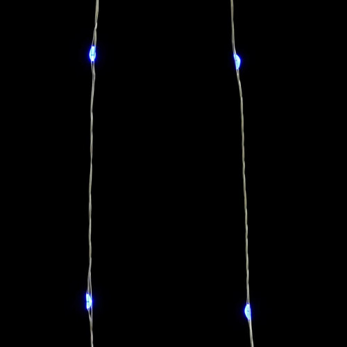 Low Voltage Operation LED String Lights Starry Lighting Effect Waterproof Silver Wire Flexible And Bendable Design Cool To Touch Festive Atmosphere