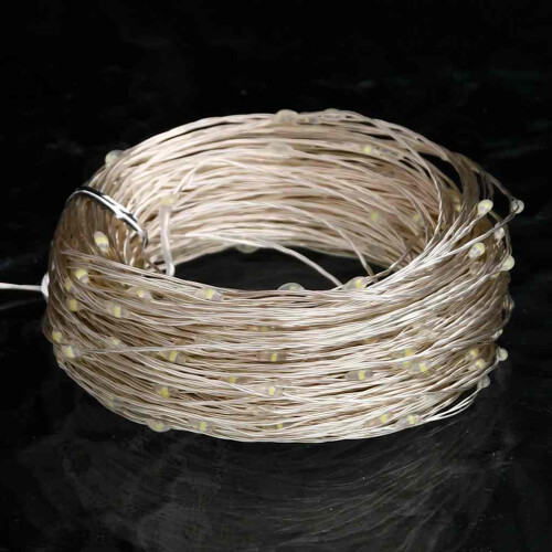 Low Voltage Operation LED String Lights Starry Lighting Effect Waterproof Silver Wire Flexible And Bendable Design Cool To Touch Festive Atmosphere 1