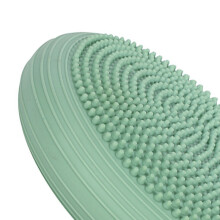 Disco di equilibrio per yoga verde gonfiato 33x5cm in PVC, trainer di flessibilità e core stability