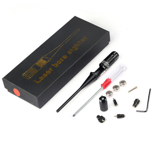 Laser Bore Sighter Collimator Tool Aluminium Alloy Cell Battery 1