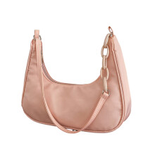 Modische Damenhandtasche, stilvolle Nylon-Umhängetasche für-Rosa
