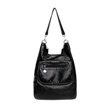 Sac à dos décontracté polyvalent pour femmes, sac à -Noir