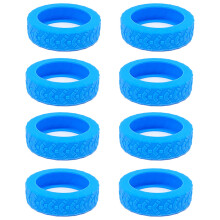 Housses de valise de voyage en Silicone de qualité, 8-Bleu