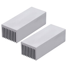 2Pcs Kühlrippen Aluminium Wärme Kühler Kühlkörper