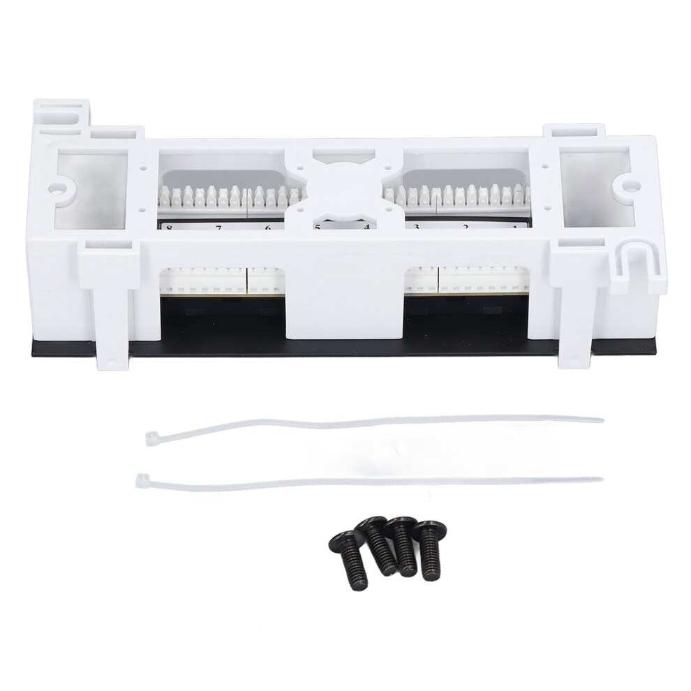 Compact 8 Ports Cat6 Patch Panel Rackmount With Rj45 Connectors 9361375643799