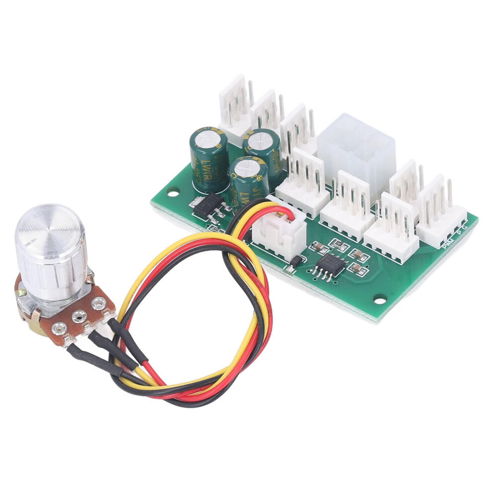 8 Way Pwm Fan Splitter Hub For Computer Chassis 12V Speed Control Module 4931374864812