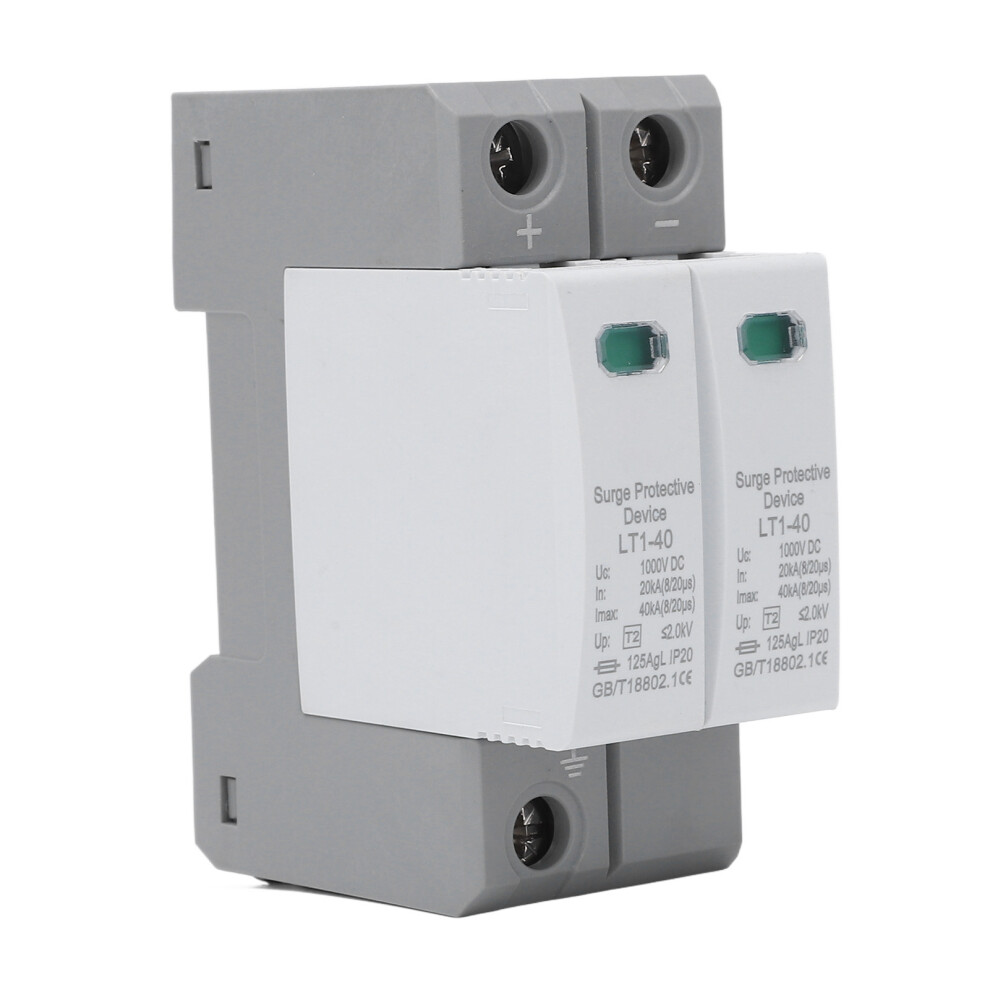 Photovoltaic Charge Controller Compatible With Lightning Protection Circuit Breaker, Voltage Surge Arrester Device Flame Retardant Shell 1000V Rated 9138057859195