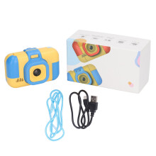 Cameră video digitală pentru copii, baterie reîncărcabilă, stocare pe card SD, material ecologic, jocuri puzzle, încărcare USB, design