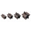 Handicrafts 4 Set Pentagram Leather Cutting Mold - Includes Storage 1