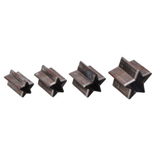 Handicrafts 4 Set Pentagram Leather Cutting Mold - Includes Storage