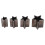 Handicrafts 4 Set Pentagram Leather Cutting Mold - Includes Storage 12