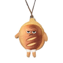 Headset Pouch Cute Toast Bread Shape Coin Purse for Kids-C