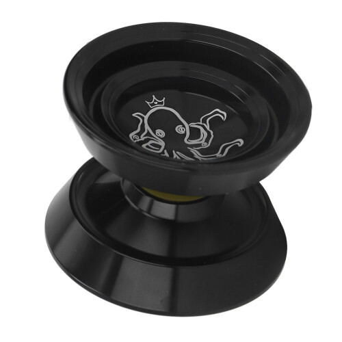 Alloy Unresponsive Yoyo Toy, Black, Includes Replacement Strings for Boys 2