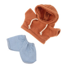 3Stk Plüsch Puppenoutfits Hoodie Mit Jeans Weiche Kleidung Für Puppen