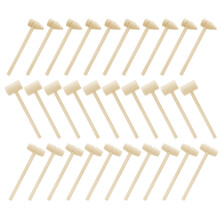 60Stk Kompakter Holzmallet Babyspielzeug Umweltfreundlich Khaki