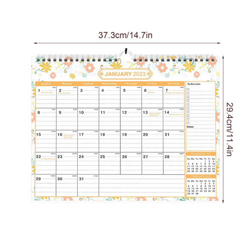 Optimal Quality Desk Calendar : Prevents Ink Feathering 1