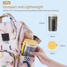 Tragbares Babyflaschenbürsten-Set, Reinigungsset
