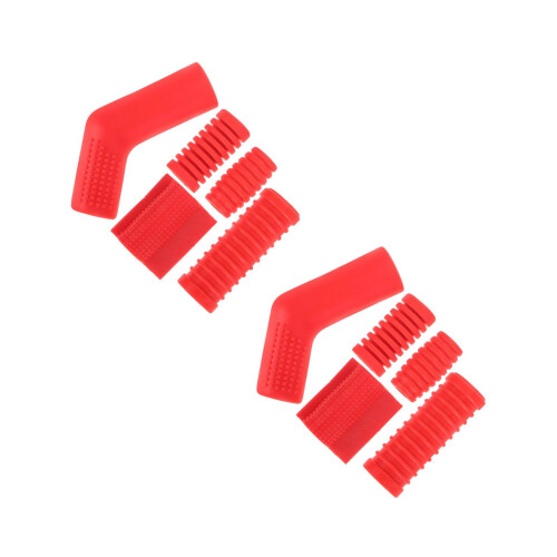 10Stk Silikon Schaltabdeckung Für Hebel Rot Elastisch 2