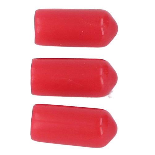 100PCS PVC Red Thread Protective Caps for 6mm Pipe, Screw & Flange Ends 2
